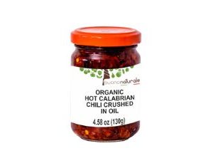 Peperoncino Calabrese a pezzi in olio extravergine di oliva BIO — 130g